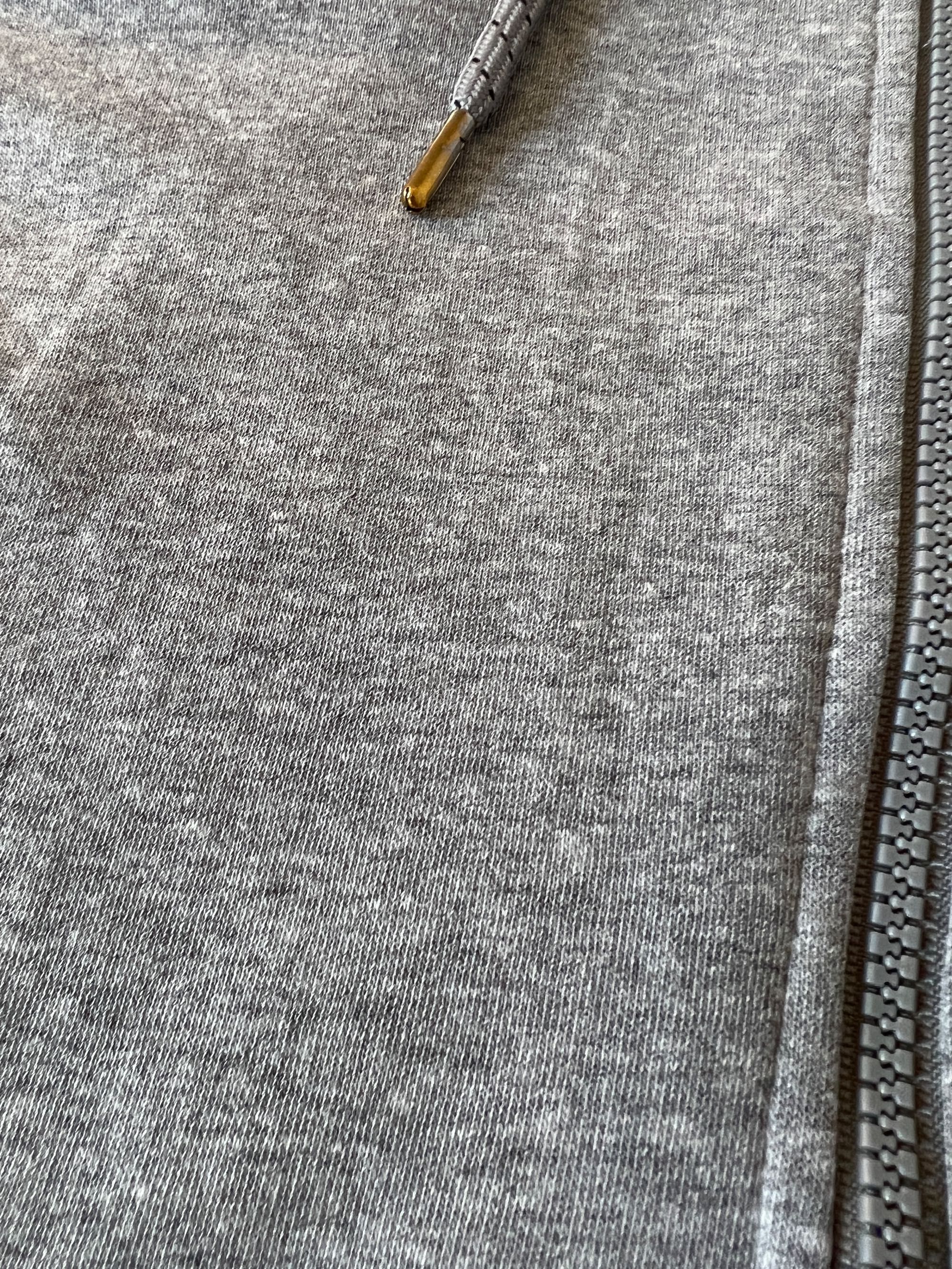 Sweter / bluza z kapturem rozsuwana szara - sinsay