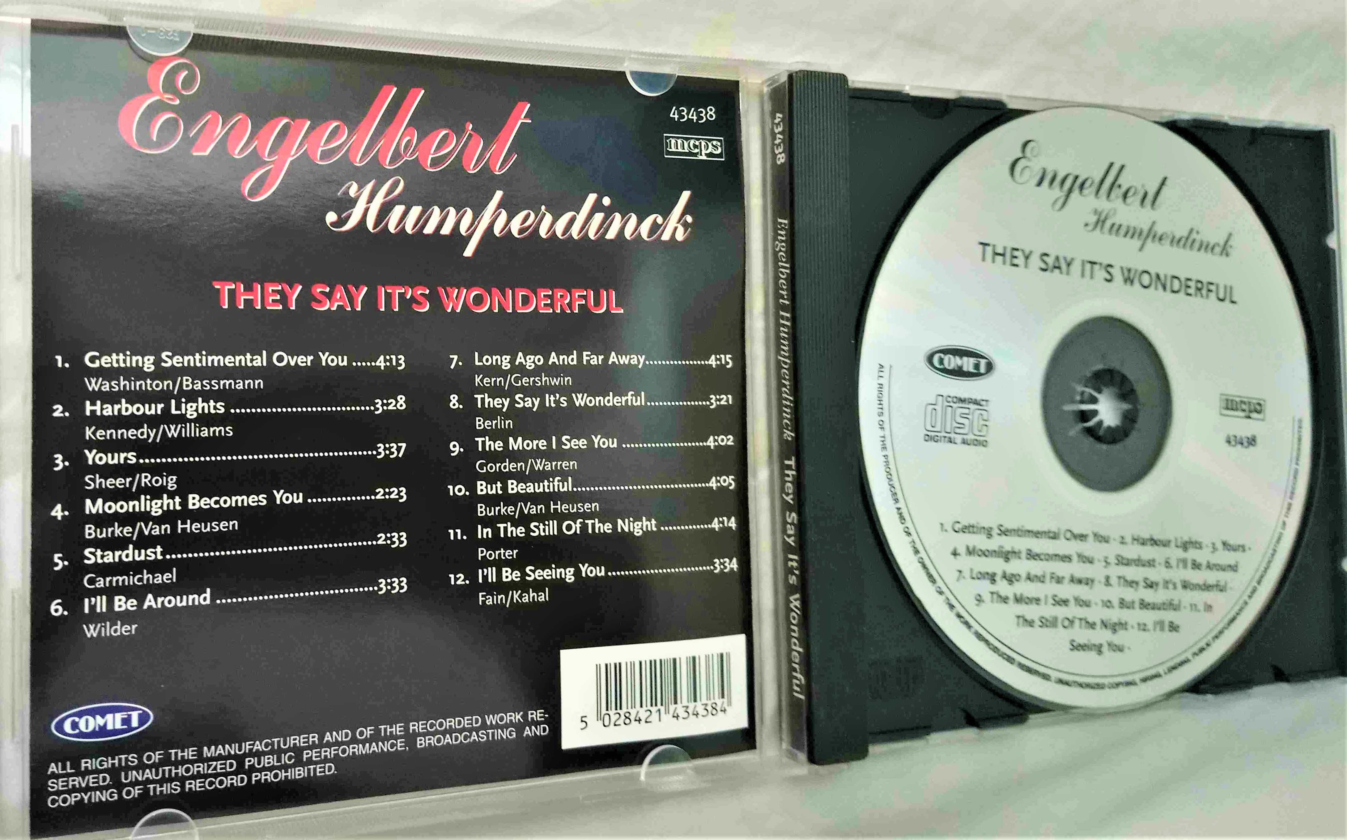 CD Engelbert Humperdinck - they say it's wonderful