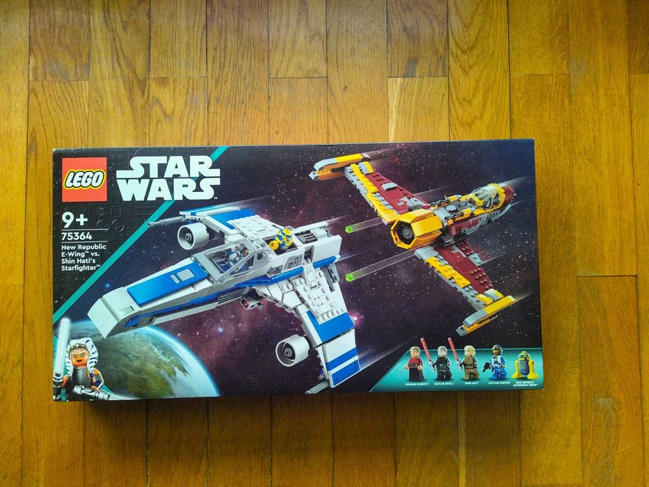 LEGO 75364 Ahsoka New Republic E-wing vs. Shin Hati's Starfighter