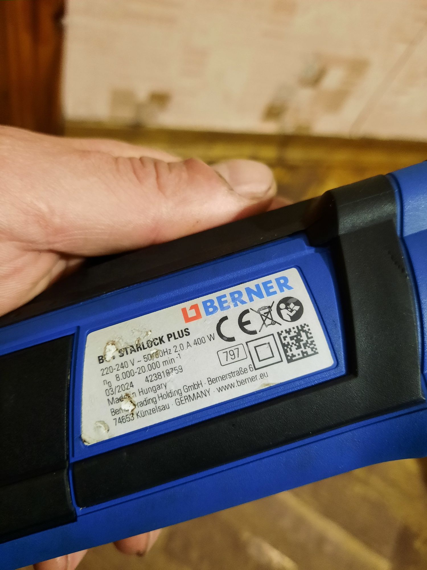 2024 рік!!Реноватор Berner BOT Starlock Plus,400вт