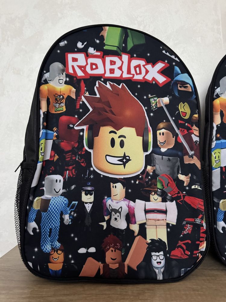 Рюкзак  дитячий Роблокс герої Roblox/портфель ранець для дітей чорний