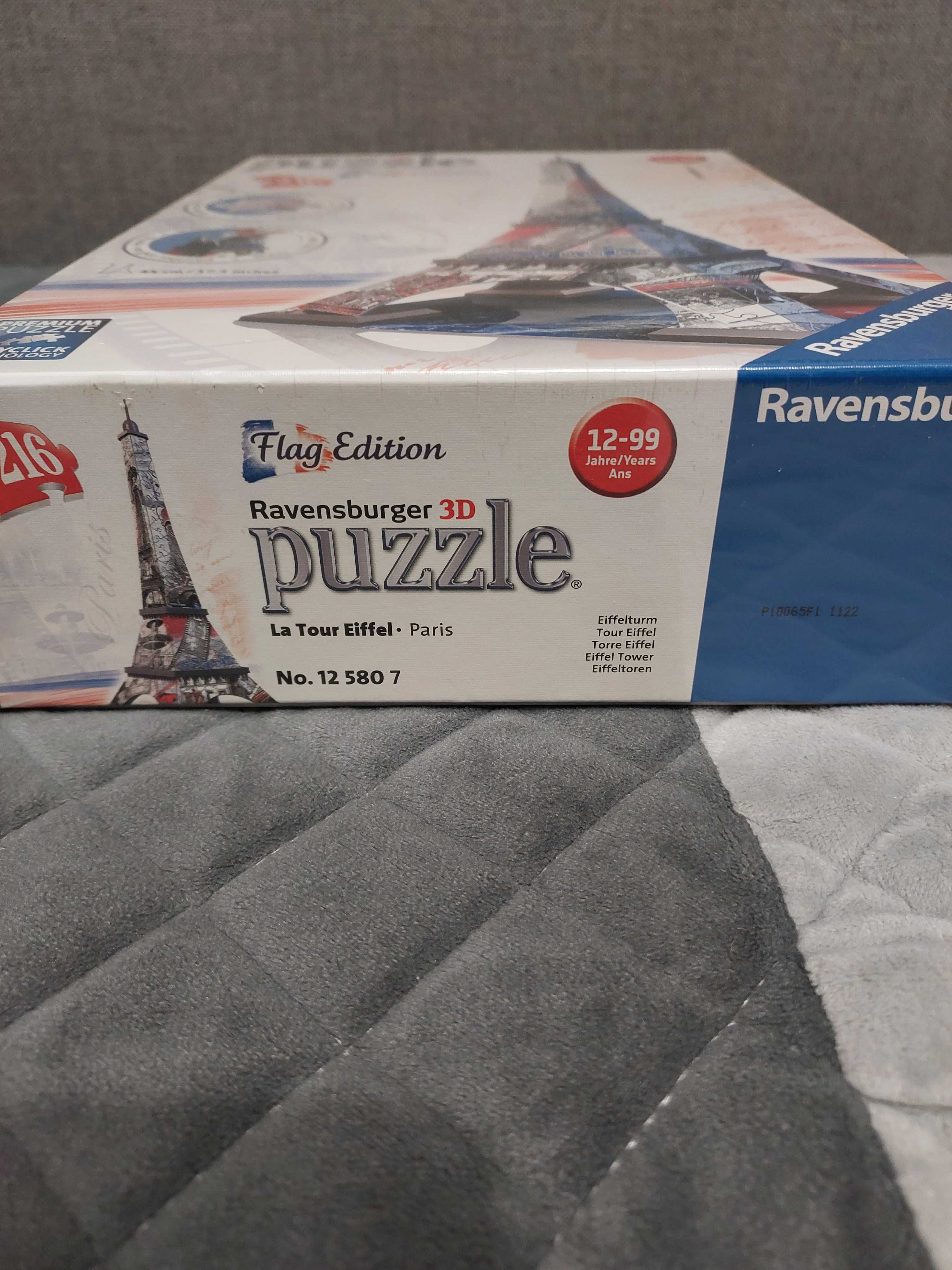 Puzzle 3D Flag Edition Ravensburger 216 elementów nowe