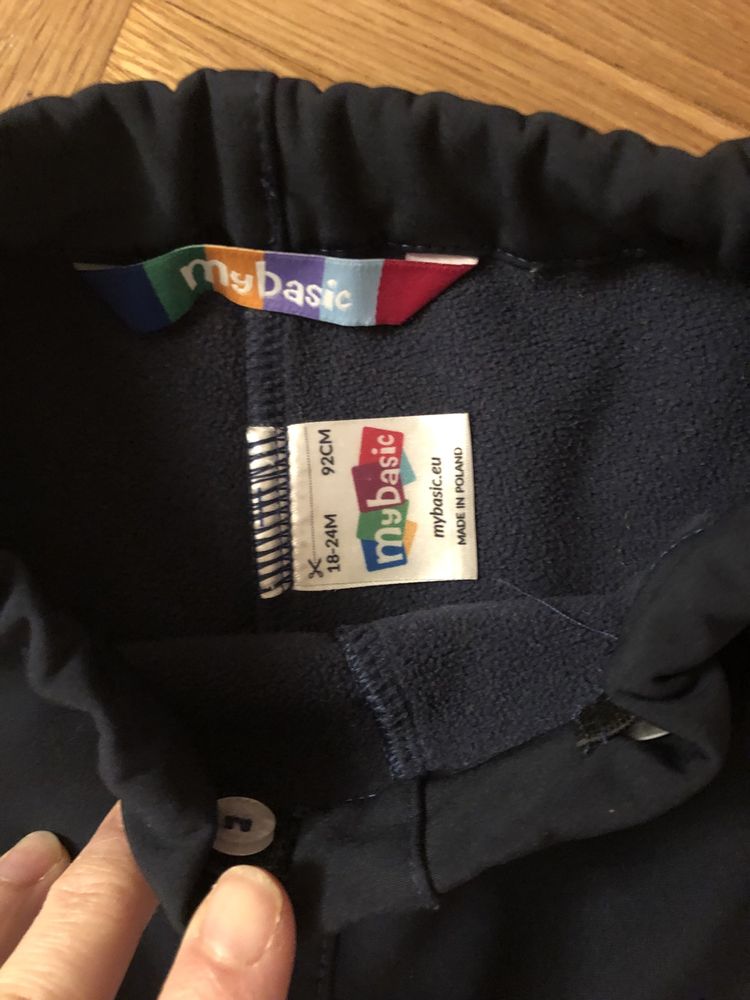 Spodnie softshell MyBasic rozmiar 92
