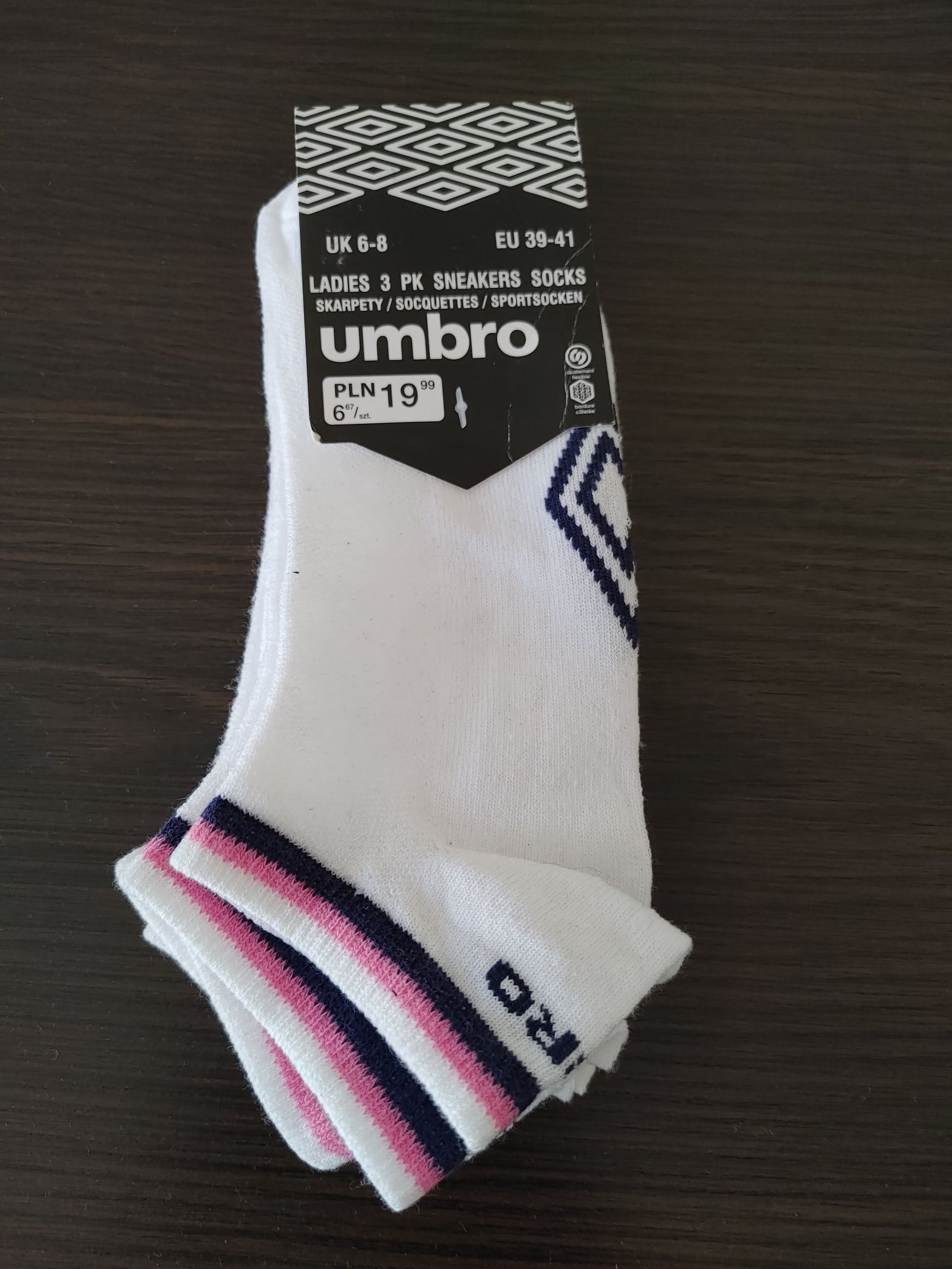 UMBRO Skarpetki Damskie 39-41 Nowe 12-par za 60zł SPRAWDŹ
