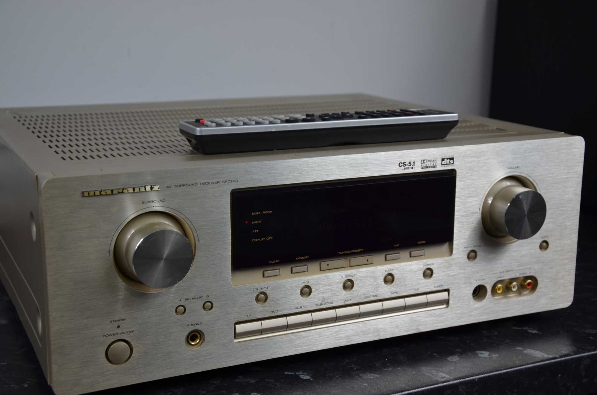 Amplituner MARANTZ SR-7200 PILOT 6.1 Okazja srebrny