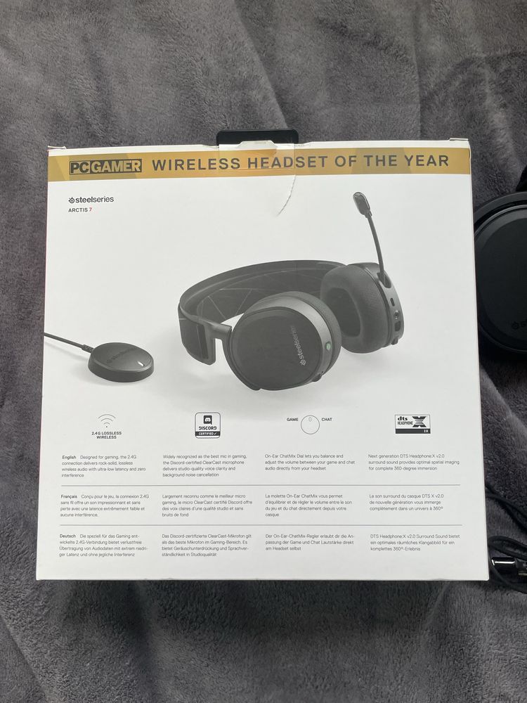 Sluchawki gamingowe steelseries arctis 7