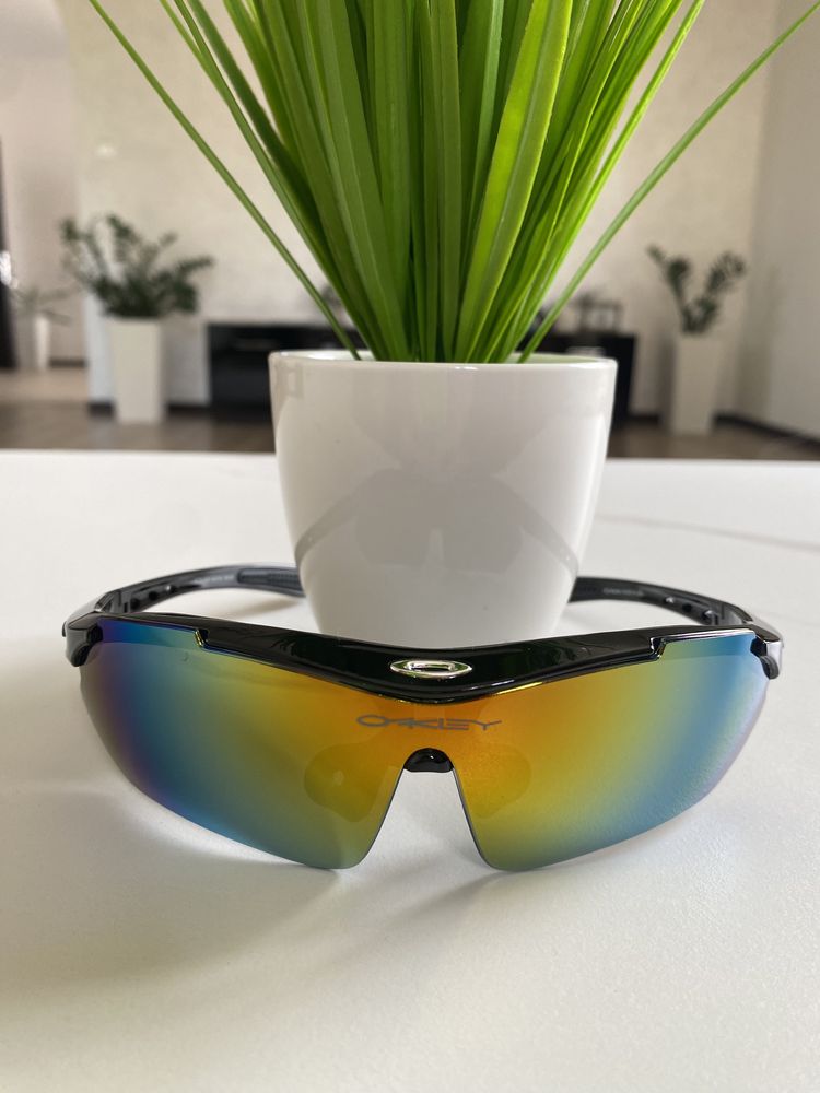 Спортивні Окуляри Oakley 5 лінз / тактичні військові