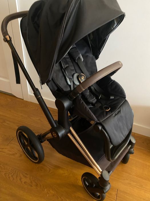 Cybex Priam 4.0 Golden Rose spacerówka + śpiworek