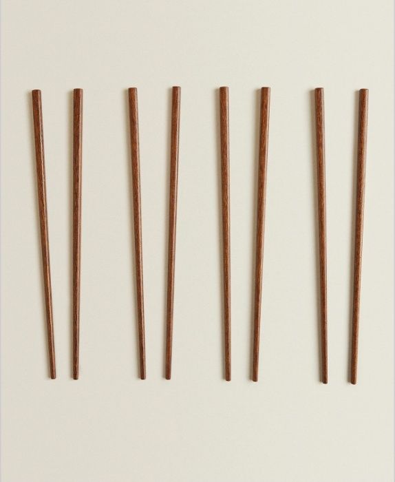 Paus Chineses em Madeira Zara Home NOVO