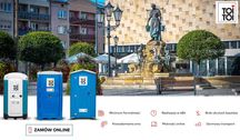 Toaleta przenośna TOI TOI wynajem toalety serwis toalet wc na budowę