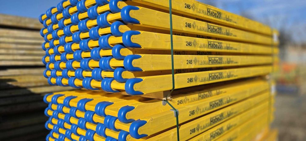 Dźwigar budowlany belka nośna konstrukcyjna okuta H20 dźwigary okute