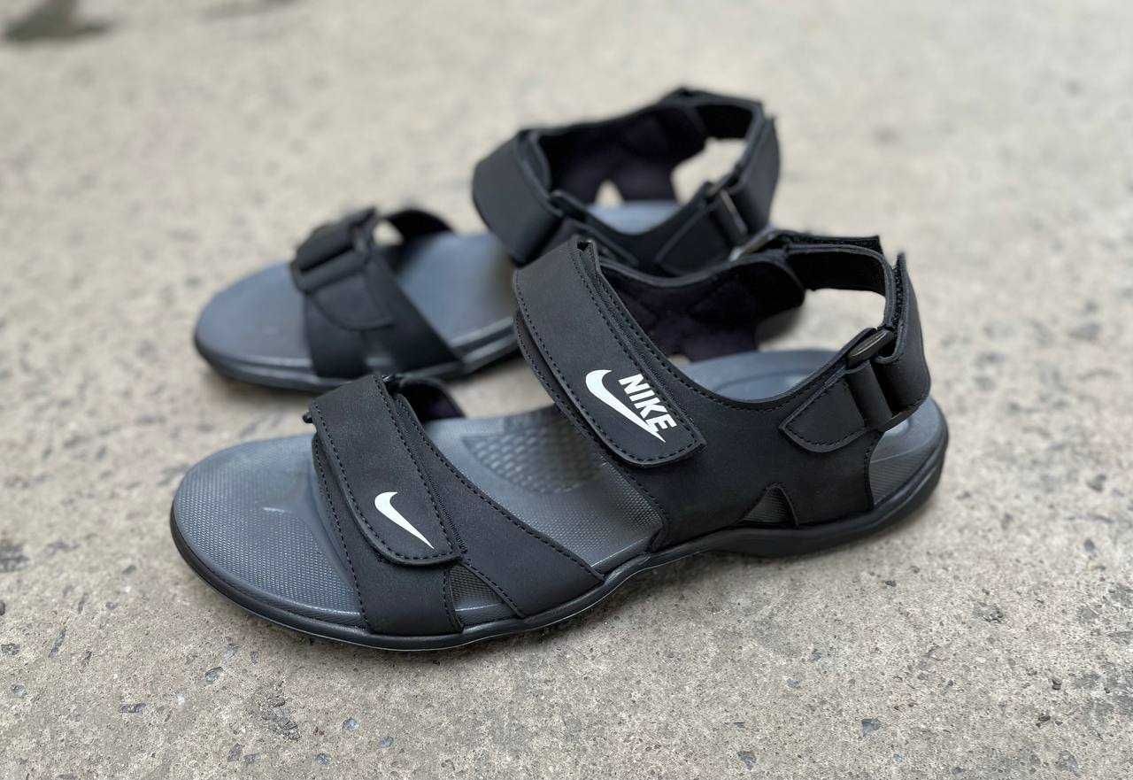 Хит 2024  Мужские сандали Nike кожаные босоножки, сандалі чоловічі Eco