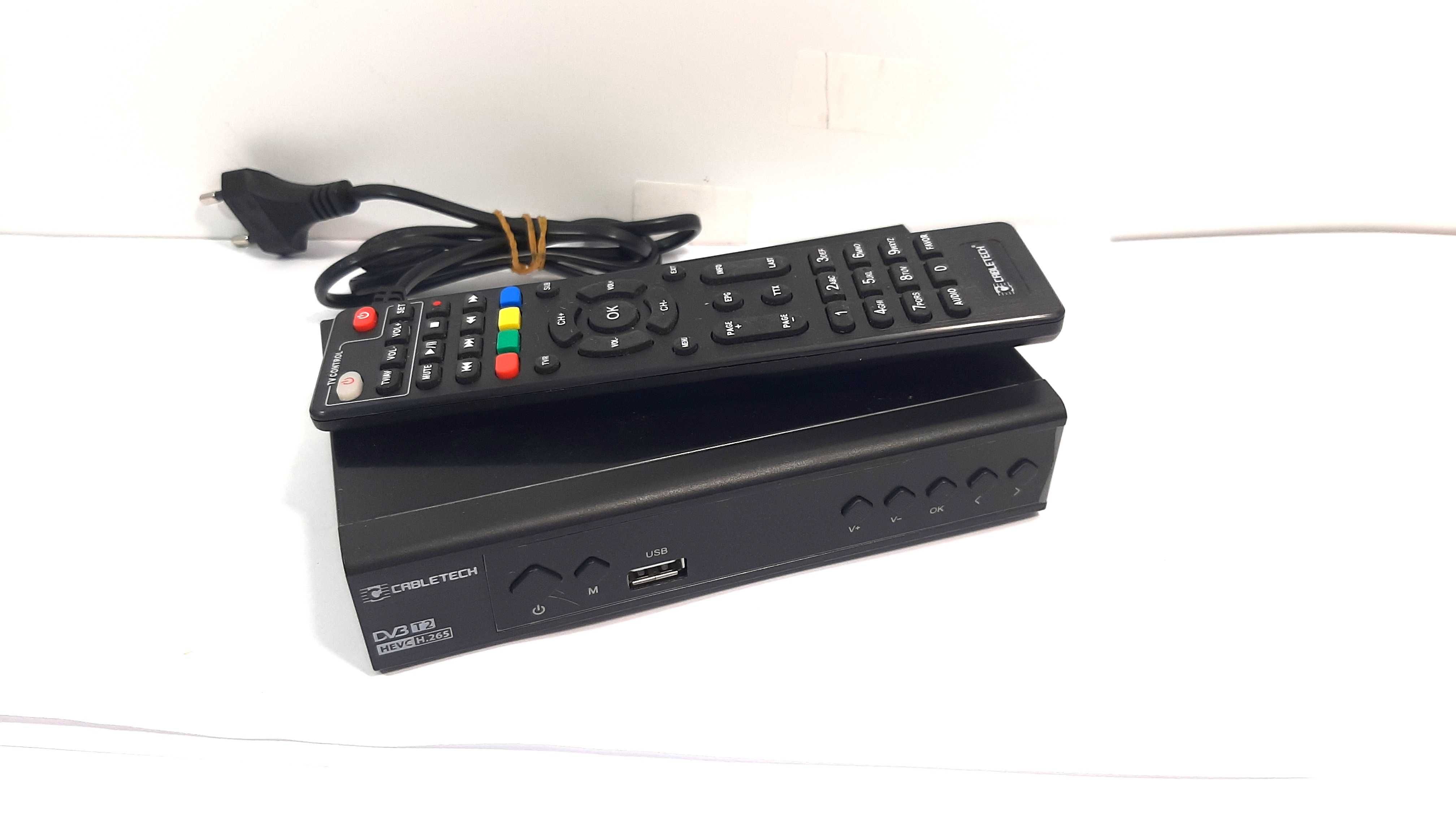 Dekoder CABLETECH DV3T2 URZ0336C Komplet ideał