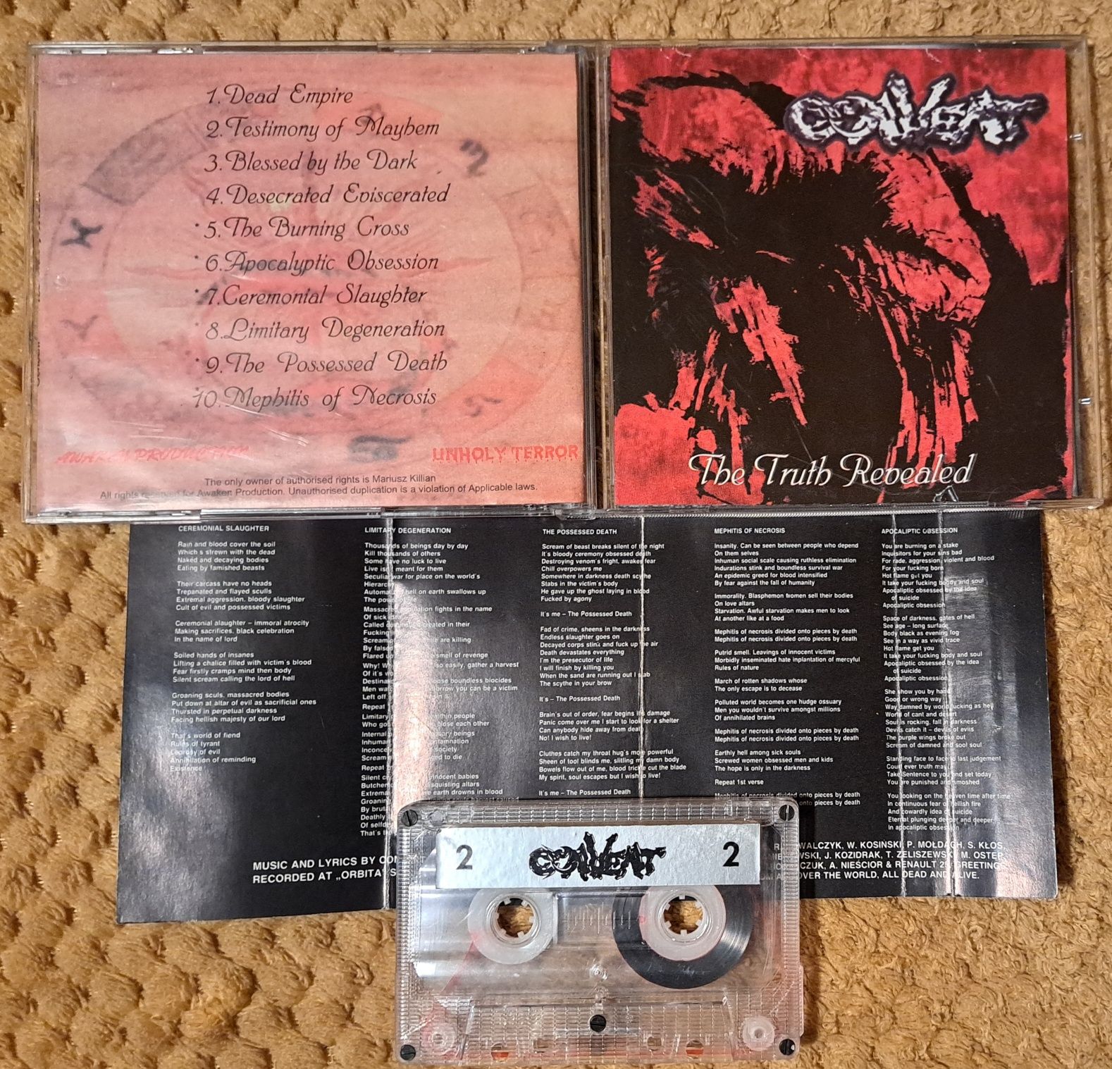 CONVENT  kaseta i plyta CD + MC Polski Death Metal Rare