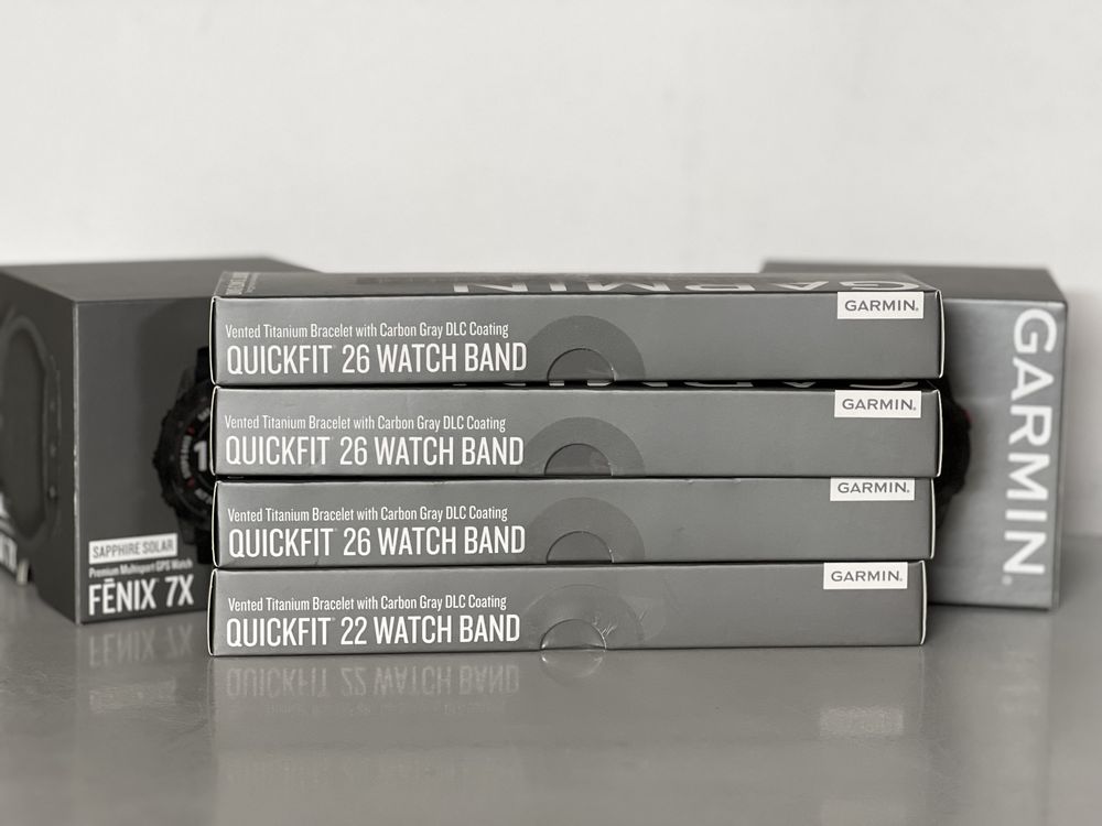 Браслет Garmin для Fenix 6/7/8/EPIX QuickFit 22  Vented Titanium