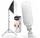 Lampa Studyjna Fotogtaficzna Softbox Oświetlenie do Zdjęć Filmów 400W