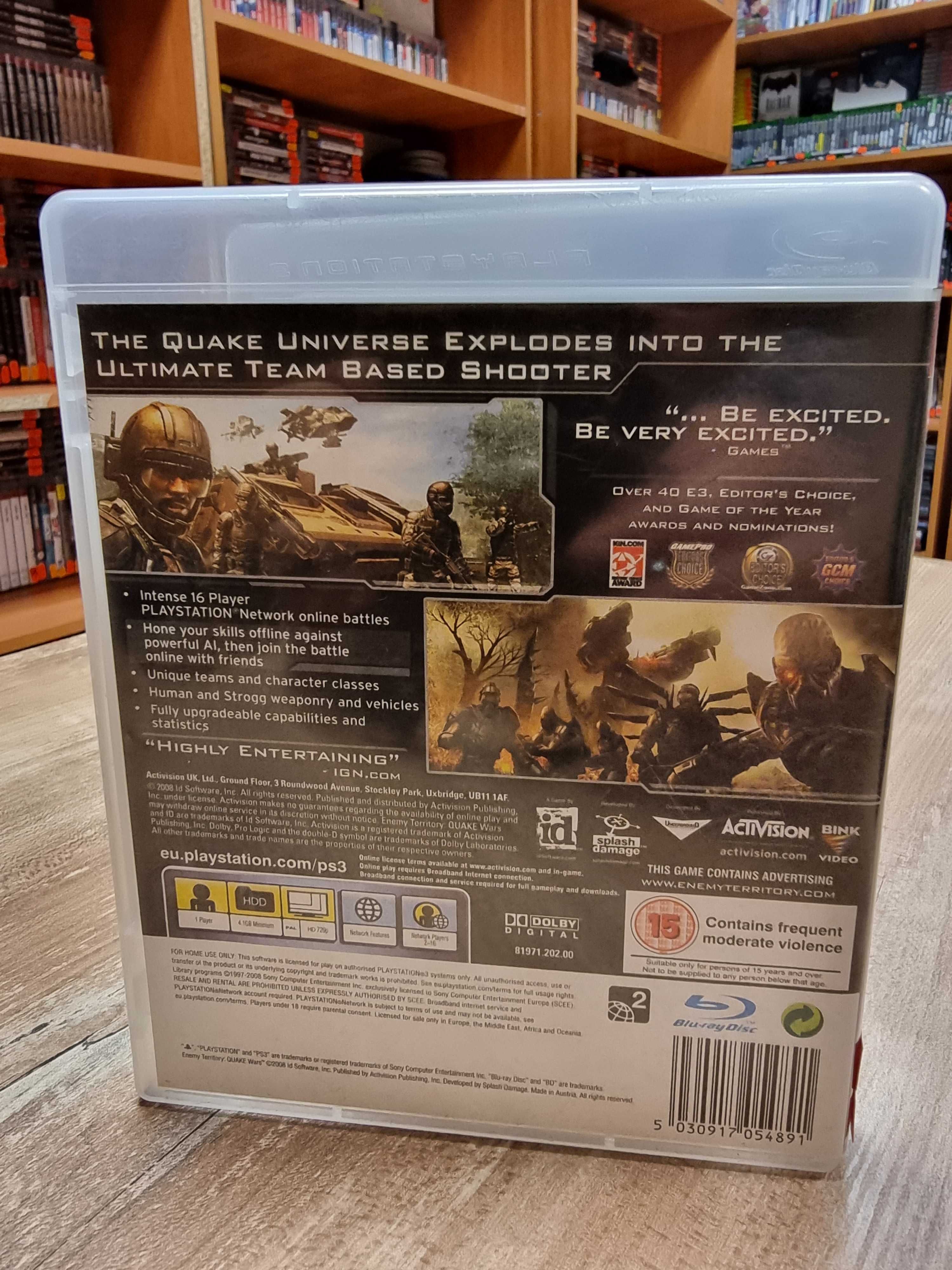 Enemy Territory: Quake Wars PS3, Sklep Wysyłka Wymiana