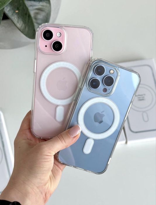  Распродажа!Чехол на Айфон,с беспроводной зарядкой Magsafe,прозрачный