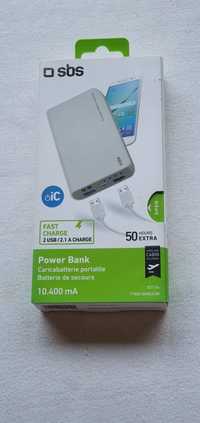 SBS powerbank 10.400mA 50h extra