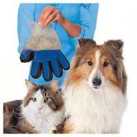 Перчатка расческа для снятия шерсти с домашних животных True toch