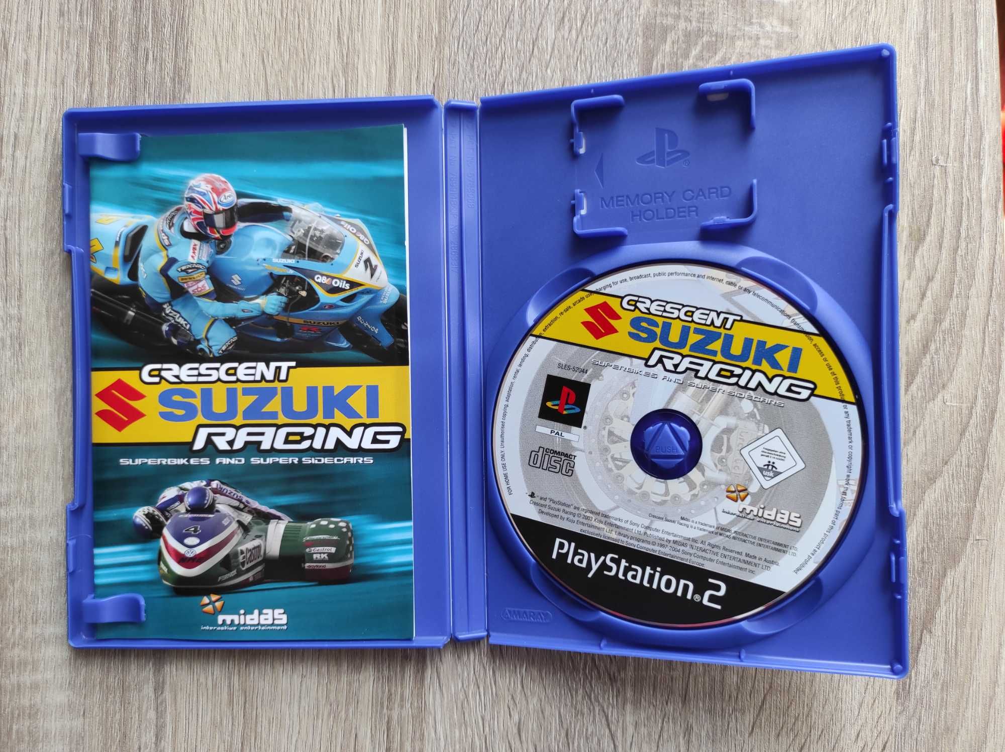 Crescent Suzuki Racing: Superbikes and Super Sidecars - PS2 Płyta BDB