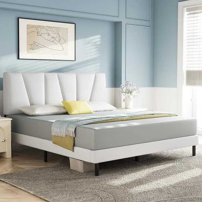 Nowe tapicerowane łóżko / rama / zagłówek / stelaż / 160x200cm !N277A!