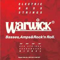 Warwick struny do gitary basowej 4 strunowej 40-100 niklowy oplot