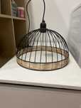 Lampa druciana boho
