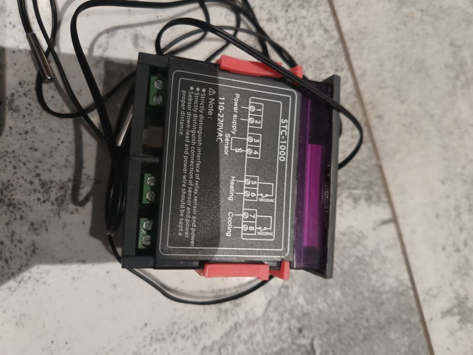 Regulator temperatury sterownik stc 1000 na 230v