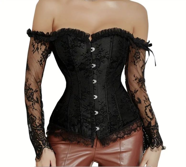 Корсет чорний, дуже красивий
