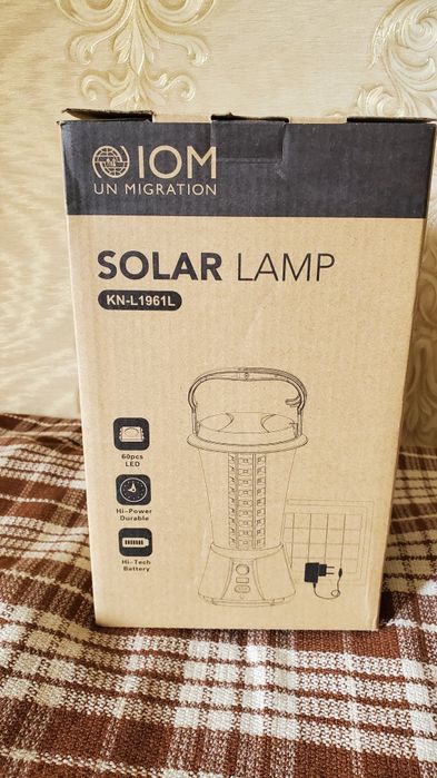 Лампа solar lamp, фонарь с солнечной батареей