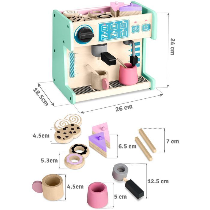 cukiernia z ekspresem do kawy ricokids 785100 miętowa