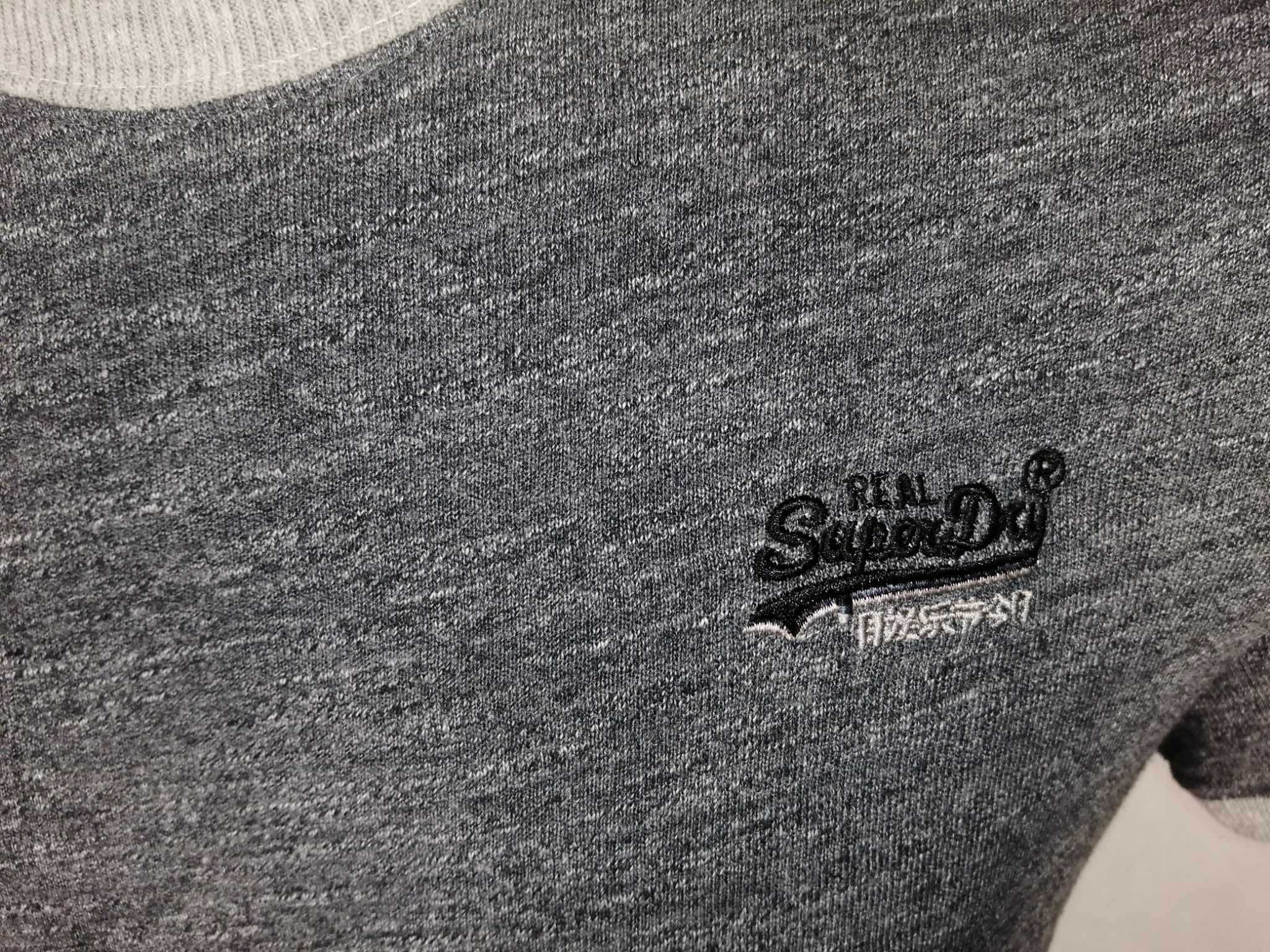 SUPERDRY Vintage Orange Label Koszulka Męska M Oryginalna Super Stan