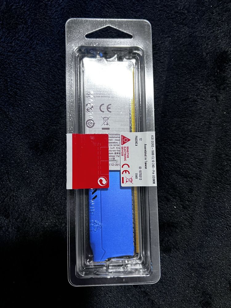 Memoria RAM HyperX Fury 4GB DDR3 1600Mhz CL10