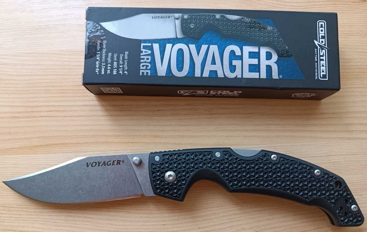 Cold steel voyager large clip point оригинал