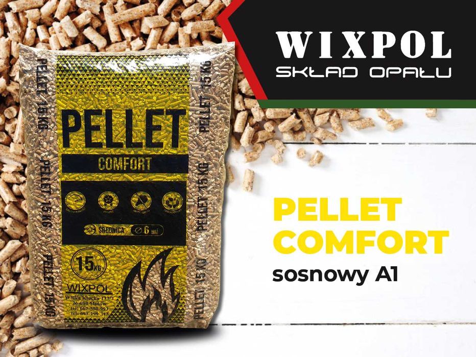 Pellet Pelet PREMIUM A1 1300 zł Transport WINDA,HDS (Olczyk,) WIXPOL