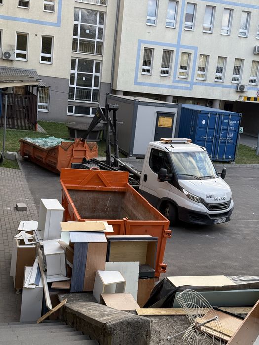 Wynajem kontenera na gruz smieci odpady