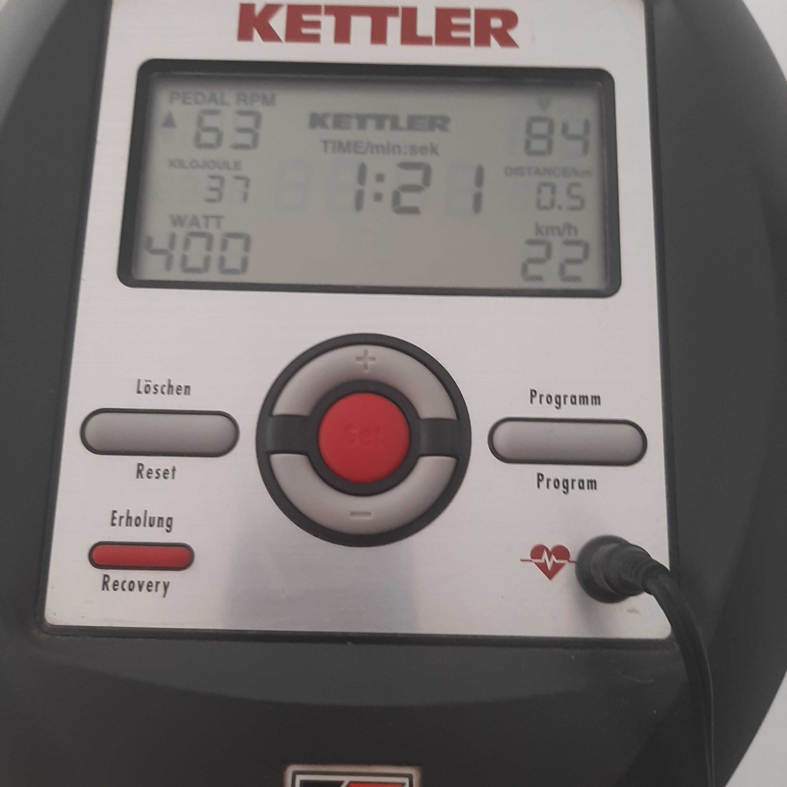 Rower stacjonarny Kettler  AX1 elektromagnetyczny
