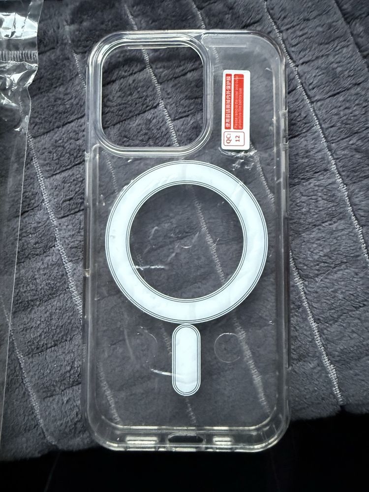 Etui 2x zielone i przezroczyste Magsafe Iphone 16 pro