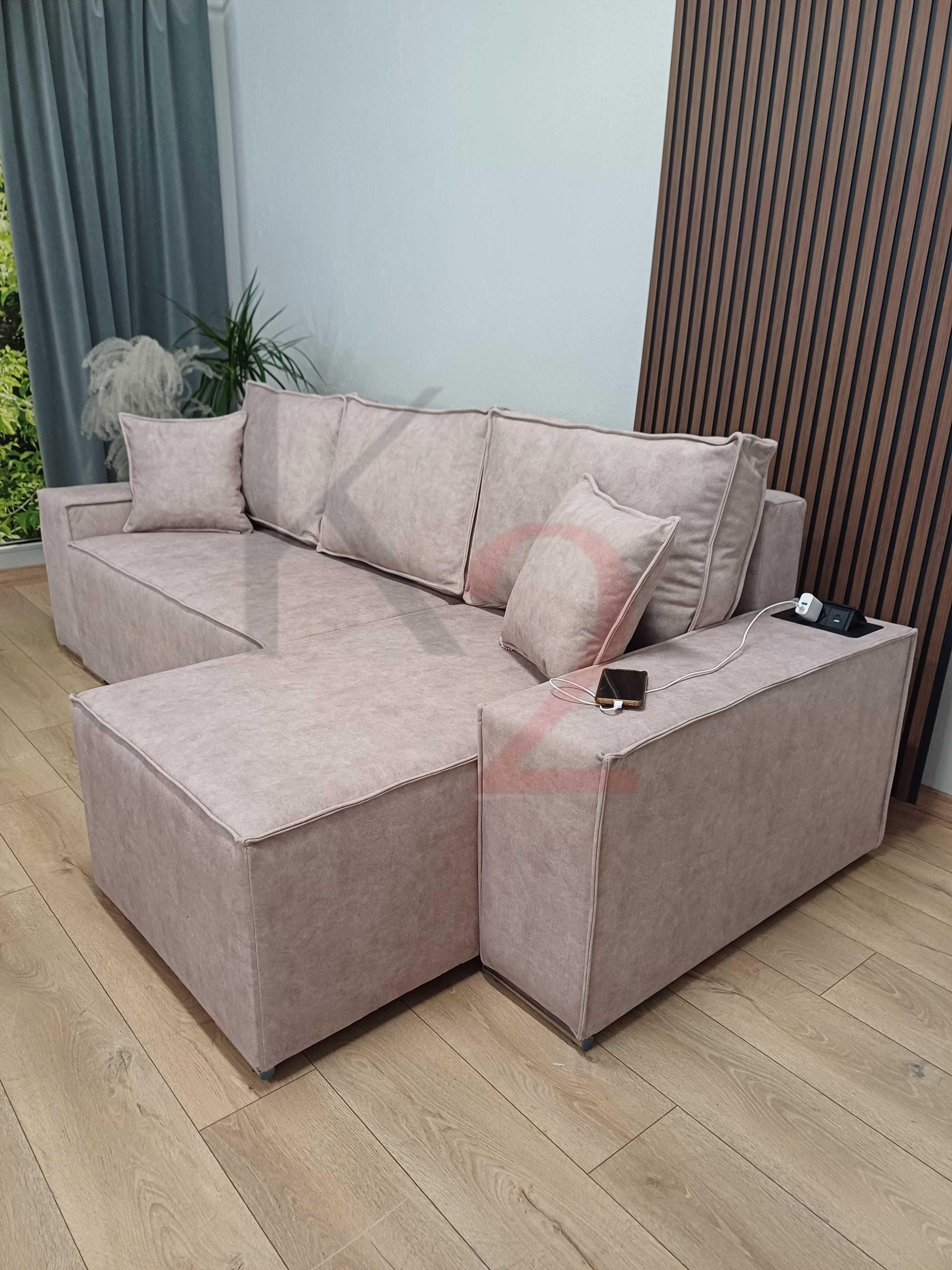Narożnik FABIO rogówka rozkładana mała USB sofa kanapa 7 dni +GRATIS