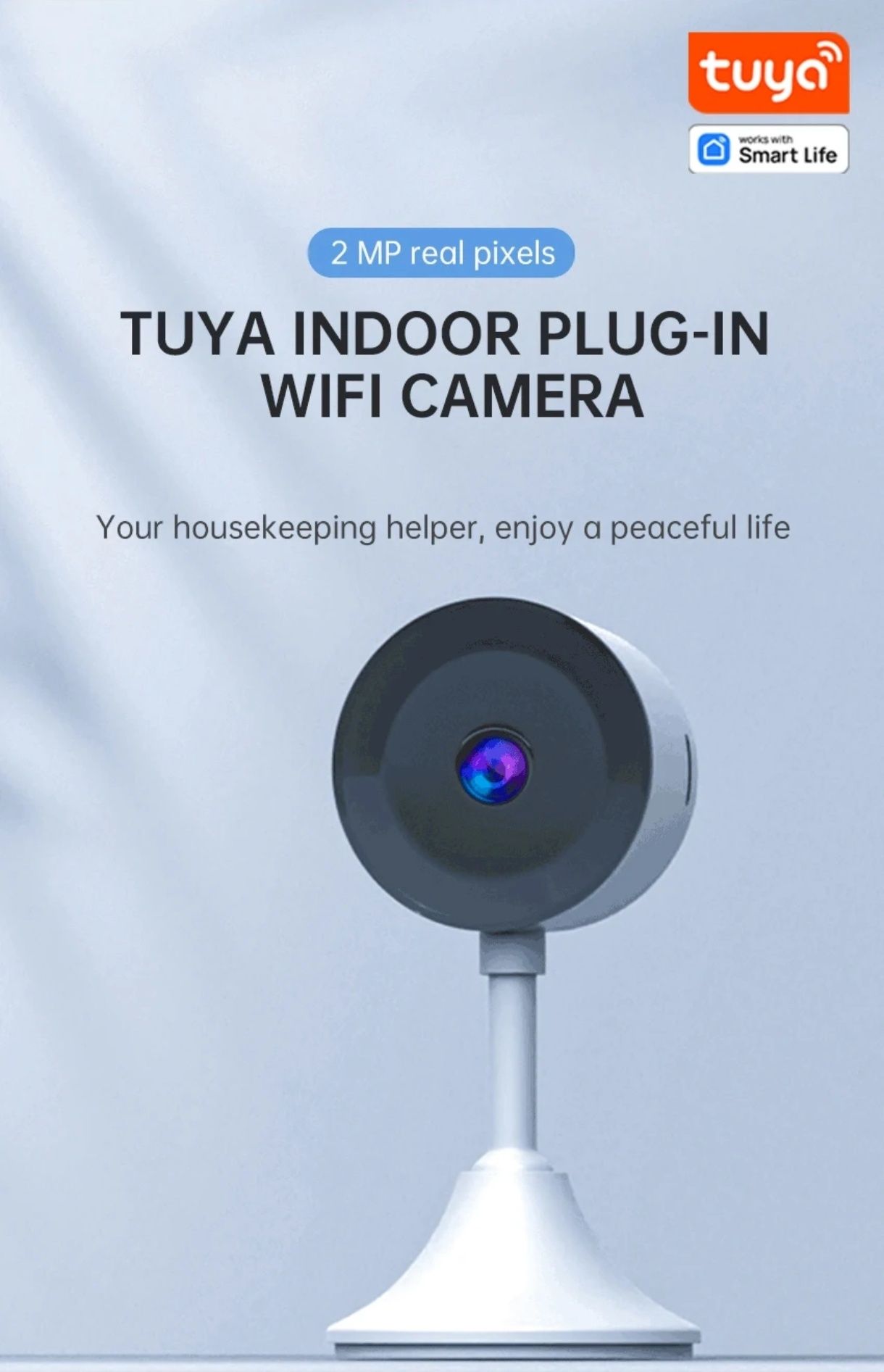Kamera WiFi IP monitoring,wykrywanie,dźwięk