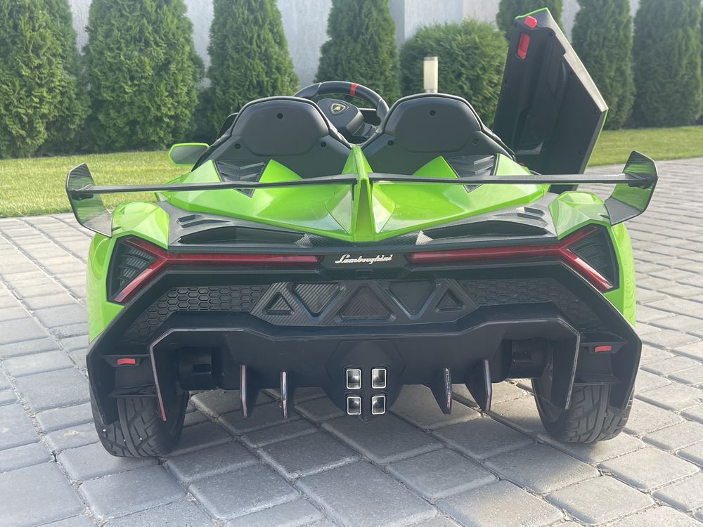 Lamborgini електромобіль дитячій салатовий