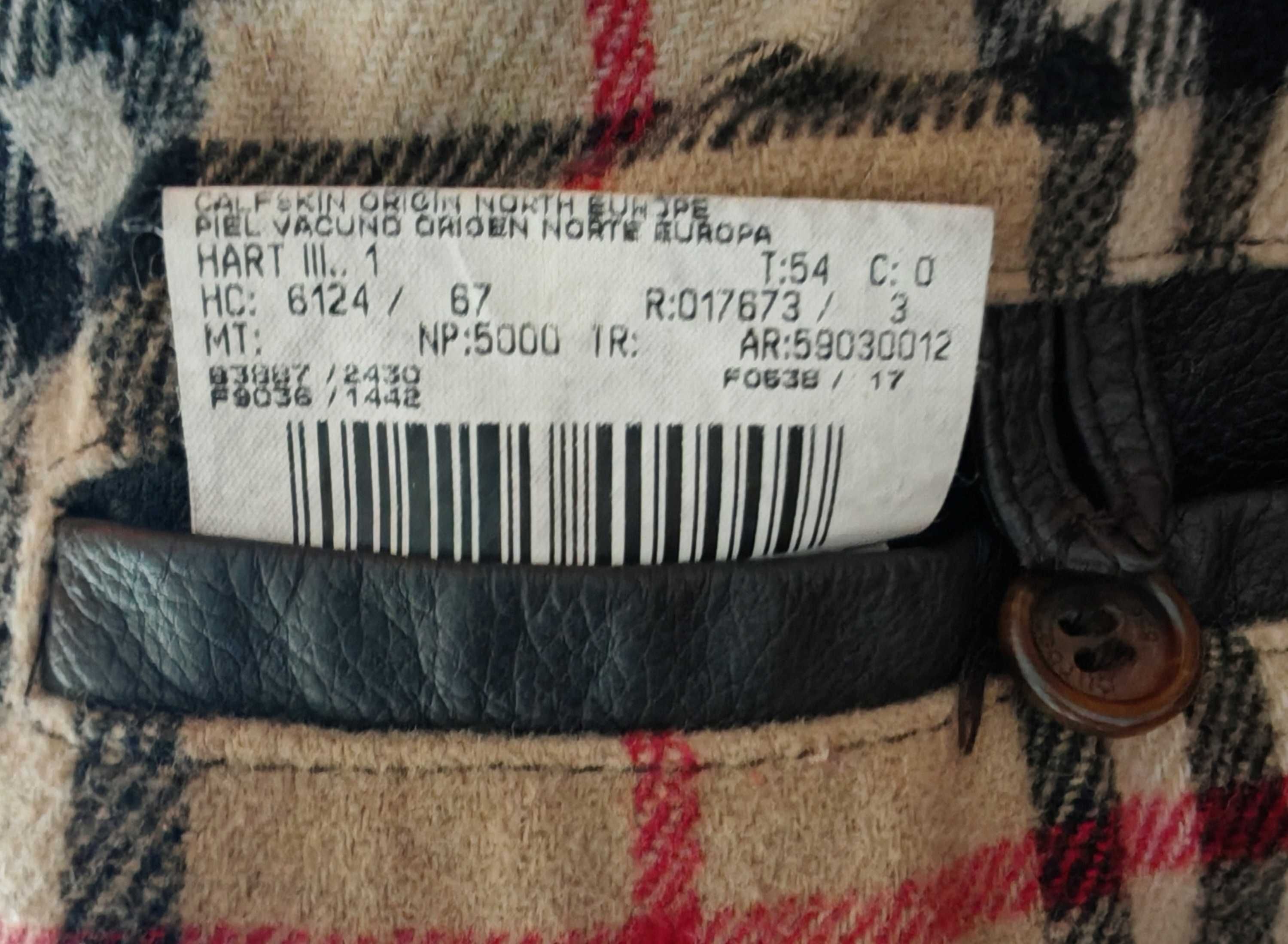 Casaco em pele tipo parka Burberrys