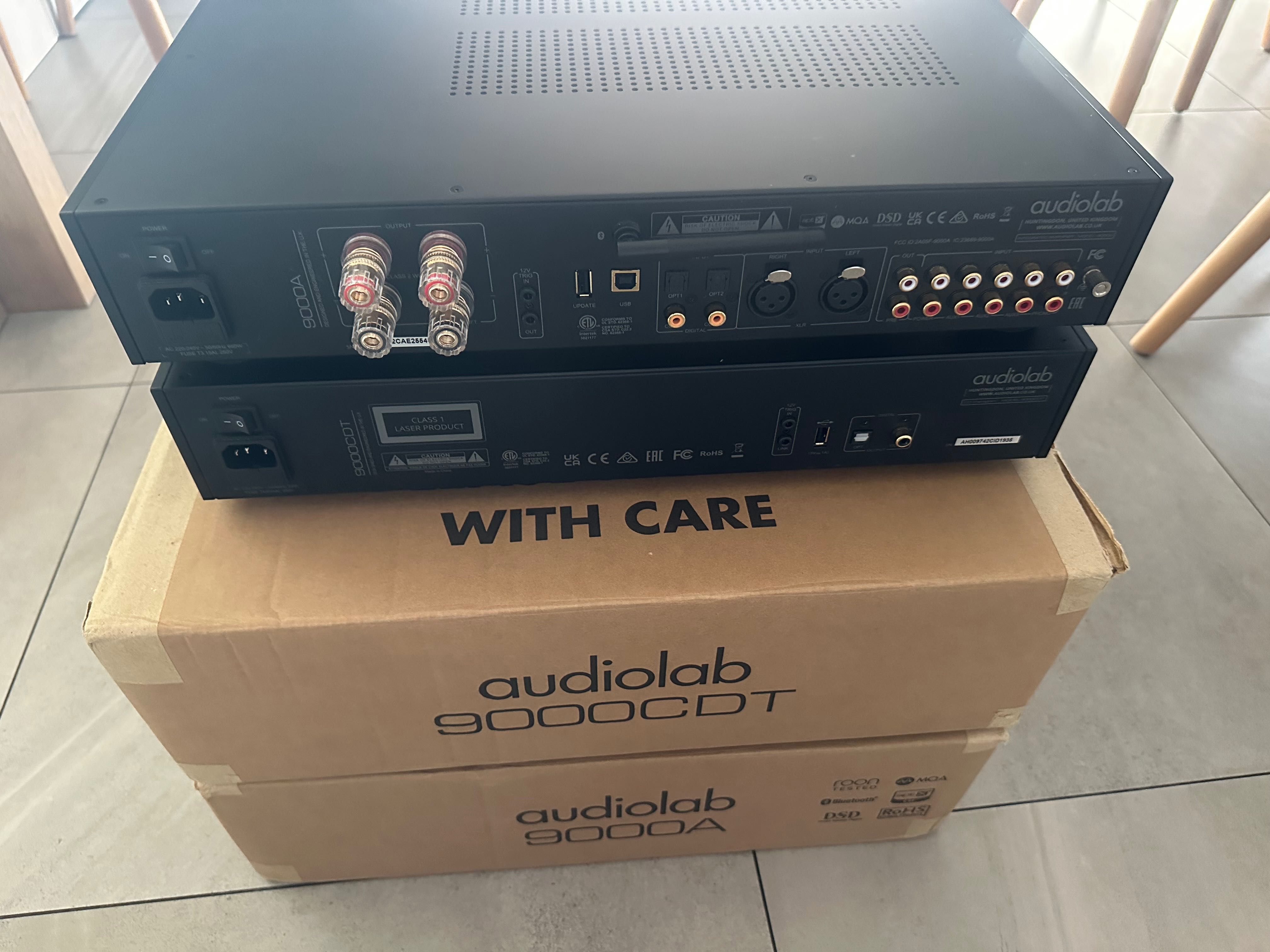 Sprzedam wzmacniacz Audiolab 9000A +  transport Audiolab 9000CDT !!!