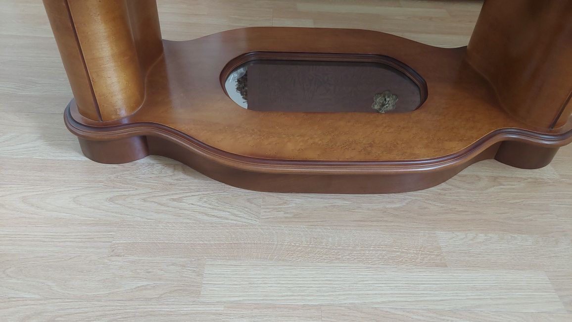 Mesa de centro oval