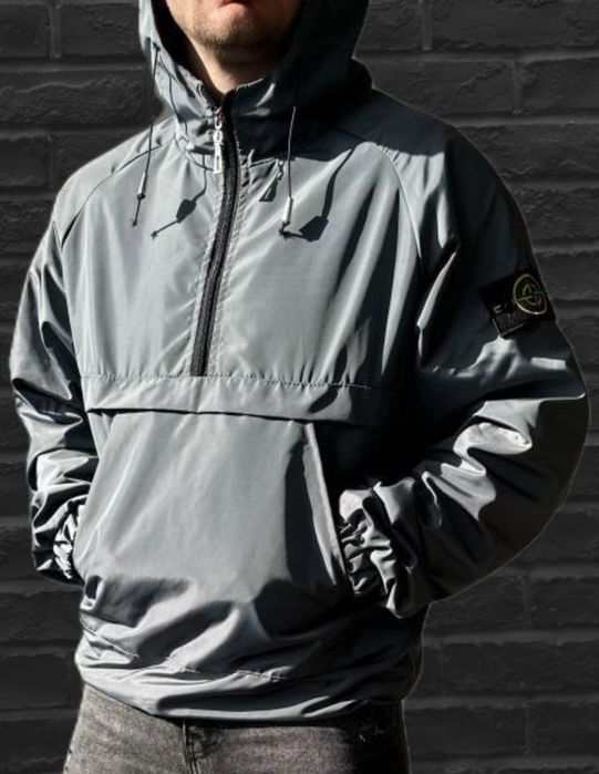 Стильный мужской анорак куртка Stone Island Ветровка