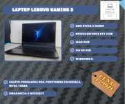 ZESTAW Laptop Lenovo Gaming 3 Ryzen 5 5600H GTX1650 16GB RAM 512GB SSD