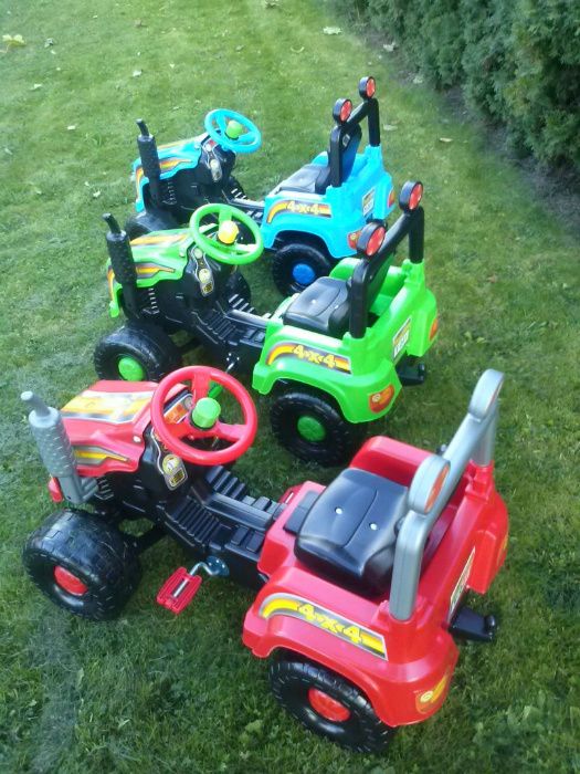 DUŻY traktor 2-6 LAT na pedały NOWY dla dzieci Rzeszów 3kolory 95cm!