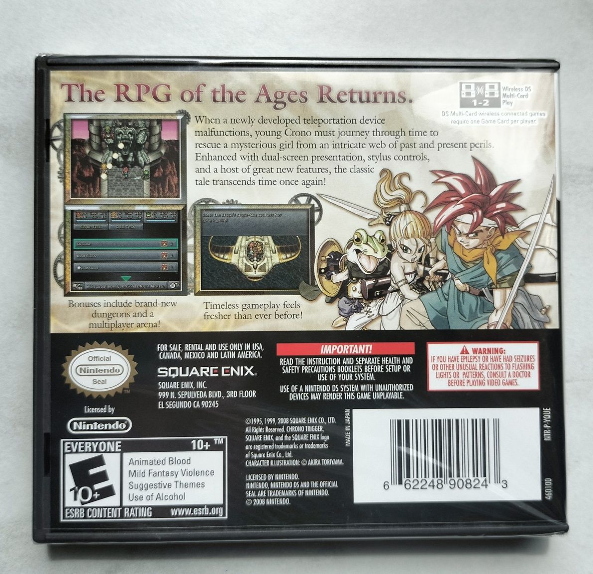 Chrono Trigger Nintendo Ds Zafoliowana
