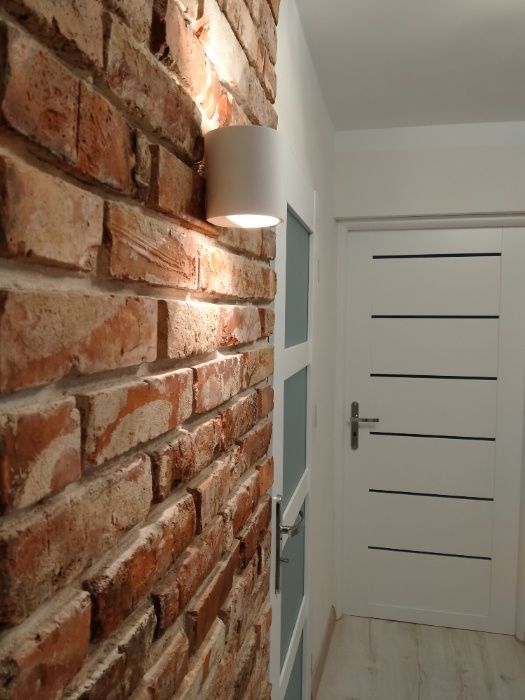 płytki ceglane, stary mur, płytki ze starej cegły, lico, ceglana ścian